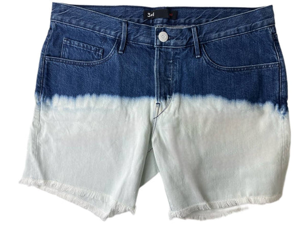 3X1 Women's Blue Denim Boyfriend 5 Pocket Short #026 NWOTT