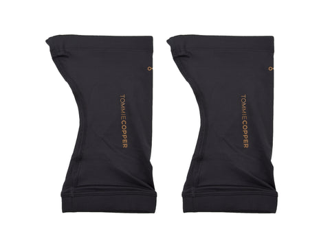 TOMMIE COPPER Unisex Slate Grey 2 Pack Compression Knee Sleeves NEW