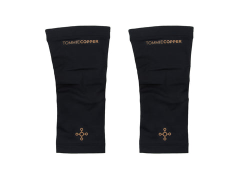 TOMMIE COPPER Unisex Black Compression Elbow Sleeves NEW