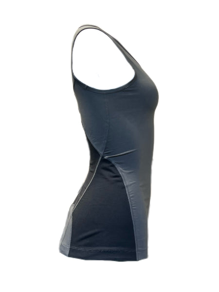 TOMMIE COPPER Women's Lower Back Support Tank Top, Grey