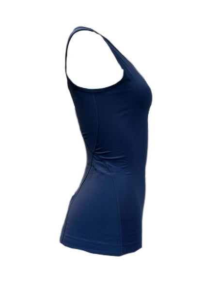 TOMMIE COPPER Women's Lower Back Support Tank Top, Navy
