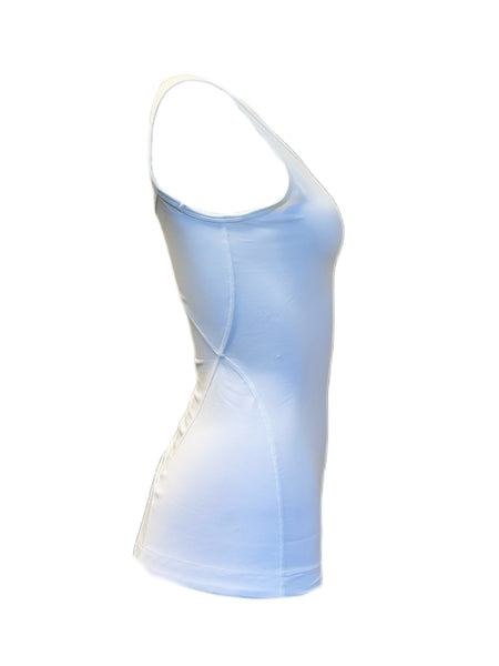 TOMMIE COPPER Women's Lower Back Support Tank Top, White