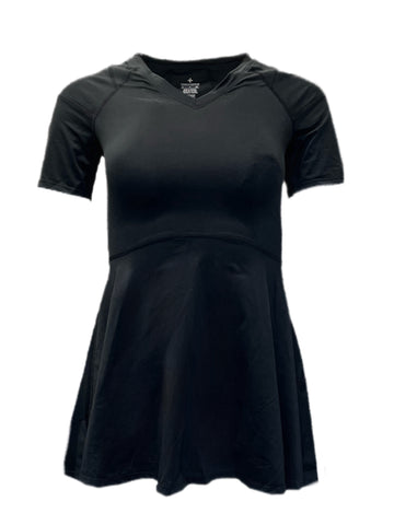 TOMMIE COPPER Women's A-Line Compression Shoulder Shirt, Black