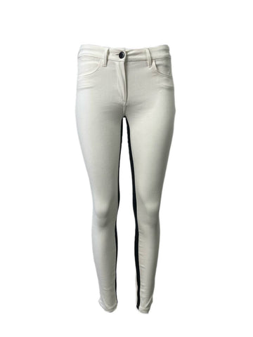 3X1 Women's White Mid Rise Pockets Contrast Jeans #100 28 NWOTT