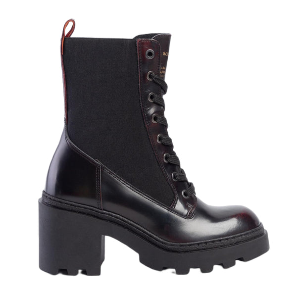 SCOTCH & SODA Women's Bordo Lace Up Calista Boots #1018 5.5 NWOTB