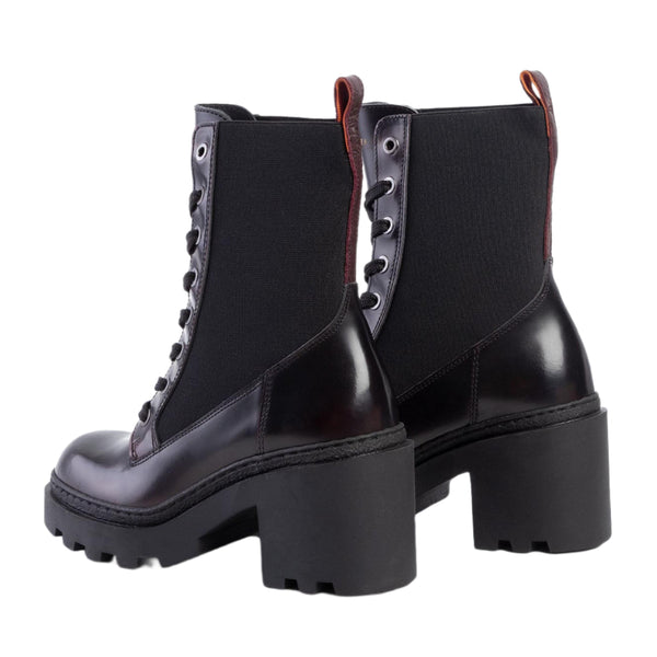 SCOTCH & SODA Women's Bordo Lace Up Calista Boots #1018 5.5 NWOTB
