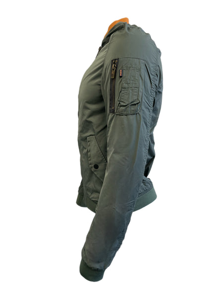 SCOTCH & SODA Men's Green Zip Up Nylon Quality Bomber #102 NWT