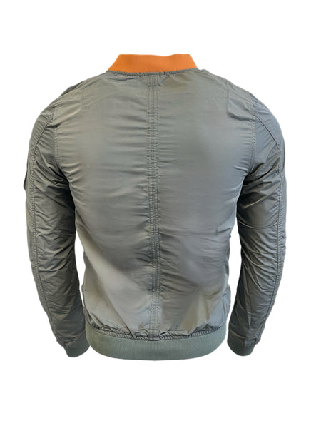 SCOTCH & SODA Men's Green Zip Up Nylon Quality Bomber #102 NWT