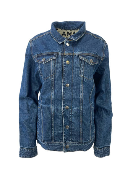 SCOTCH & SODA Women's Denim Beige Reversible Jacket #1081 M NWT