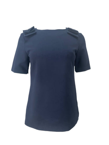 ELIZABETH MCKAY Women's Navy Fall Mercer Top #109 NWT