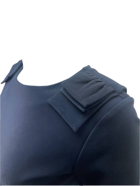 ELIZABETH MCKAY Women's Navy Fall Mercer Top #109 NWT