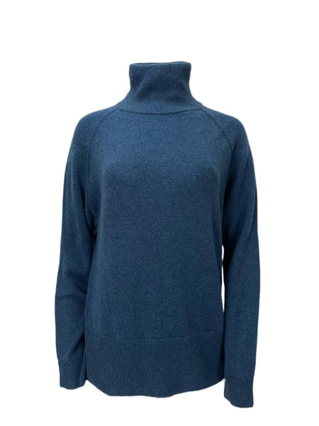 TOTEME Women's Blue Winter Roller Sweater #1146 M NWT
