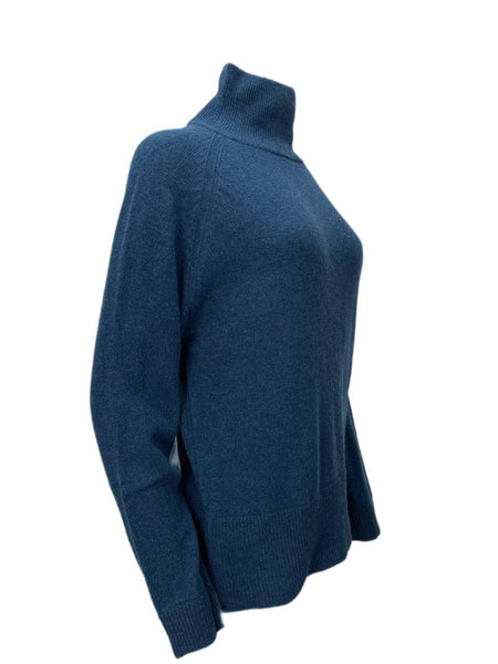 TOTEME Women's Blue Winter Roller Sweater #1146 M NWT