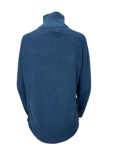 TOTEME Women's Blue Winter Roller Sweater #1146 M NWT