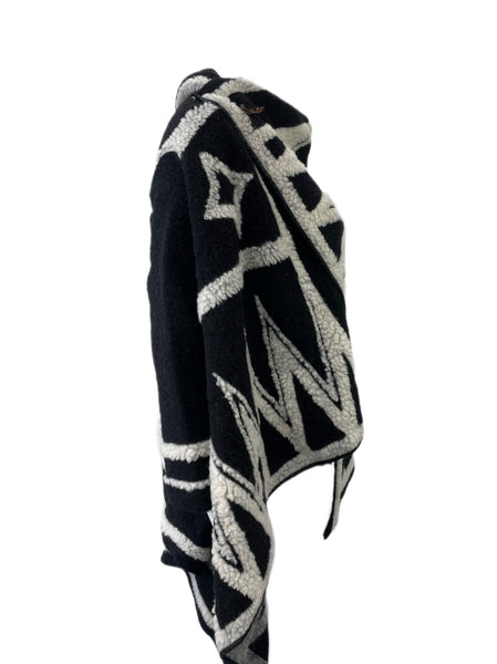 SCOTCH & SODA Women's Black Nomadic Dreamers Cardigan #1166 1/2 NWOT