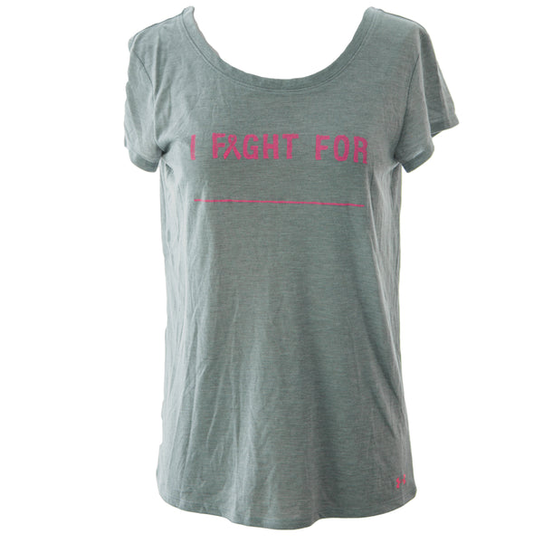 Under Armour Power in Pink Women's "I Fight For" T-Shirt 1264863 $29.99 NEW