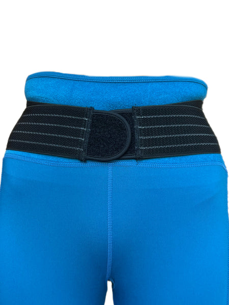 TOMMIE COPPER Women's Adjustable Strap Back Support Pro 24" Leggings, Teal