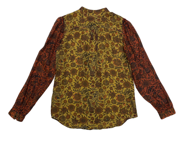 Hanley Mellon Women's Printed Military Blouse