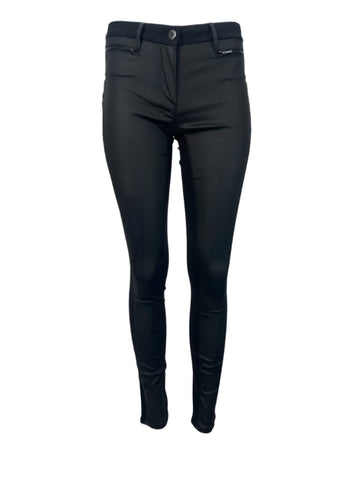 3X1 Women's Black Wrap Zip Skinny Mid Rise Jeans #180 NWOTT