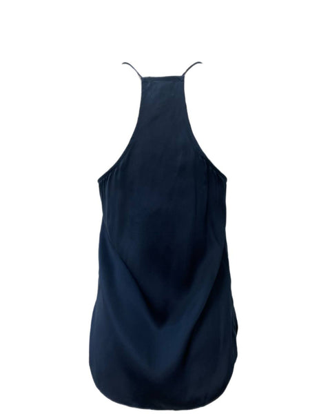 CAMI Women's Navy Casual Racer Top #196 XS NWT