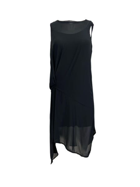 Catherine Malandrino Women's Black Military Chic Sleeveless Cheer Dress Sz S NWT
