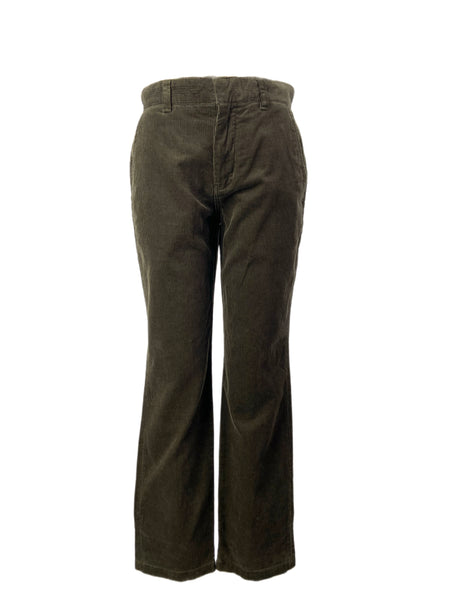 STEVEN ALAN Men's Green Martin Straight Leg Corduroy Pants Sz 30 NWT
