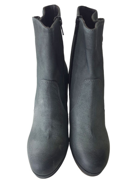 LIEBESKIND Women's Grey Nubuk 4 Inch Heeled Ankle High Boots #LK2012 NWOB