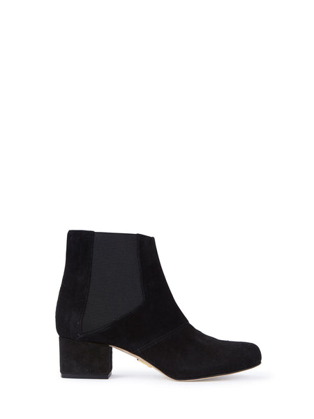 MAIYET Women's Suede Jane Mid-Heel Boots $695 NEW