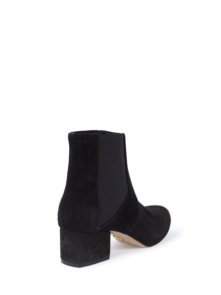 MAIYET Women's Suede Jane Mid-Heel Boots $695 NEW