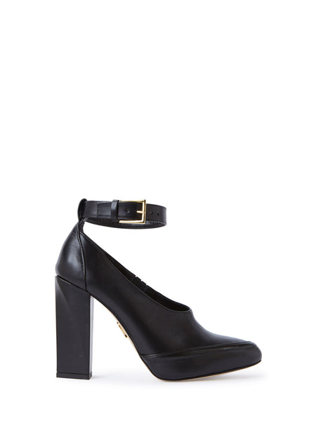 MAIYET Women's Cecile Leather Ankle Strap Heels $745 NEW