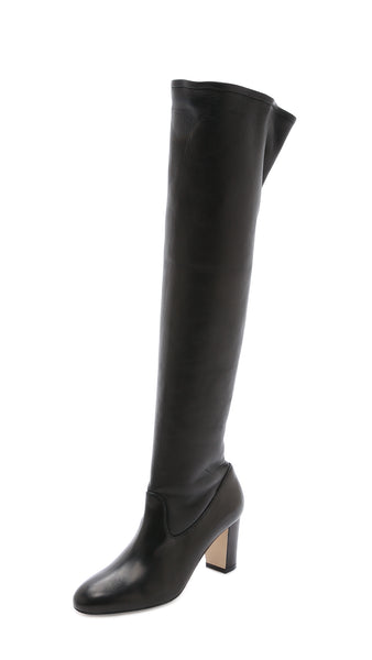 MAIYET Women's Vivien Stretch Over the Knee Leather Boots $1,295 NEW