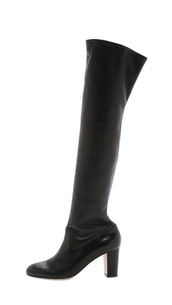 MAIYET Women's Vivien Stretch Over the Knee Leather Boots $1,295 NEW