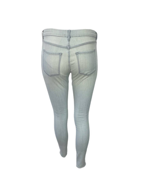 3X1 Women's Bleach White Skinny Mid Rise Contrast Jeans #221 NWT