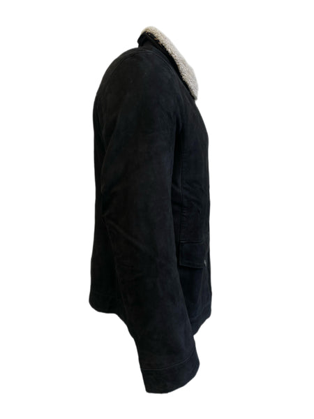 SCOTCH & SODA Men's Black Short Leather Jacket #226 NWT