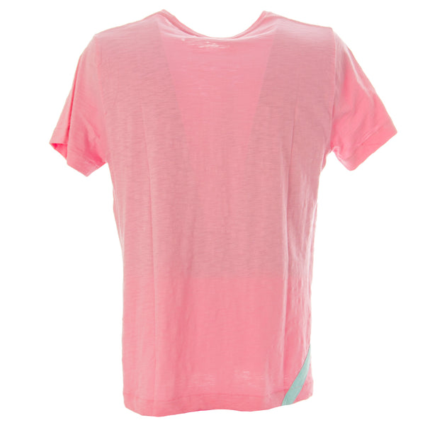 OLASUL Men's Pink Caracol Short Sleeve T-Shirt $60 NEW