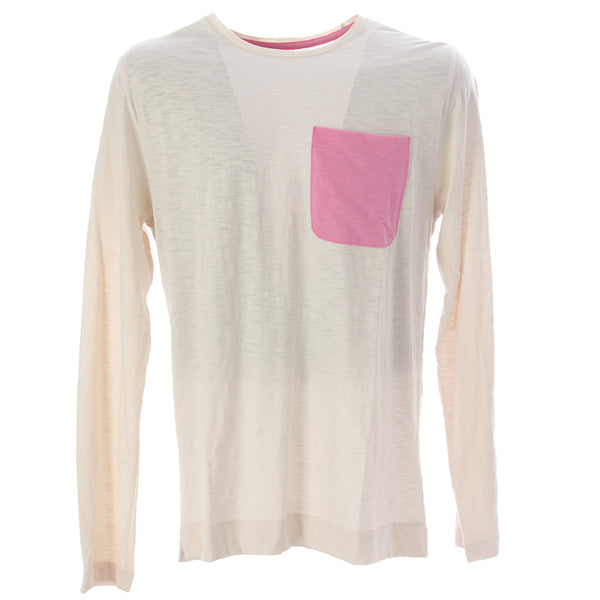 OLASUL Men's Bone Playa Long Sleeve T-Shirt $70 NEW