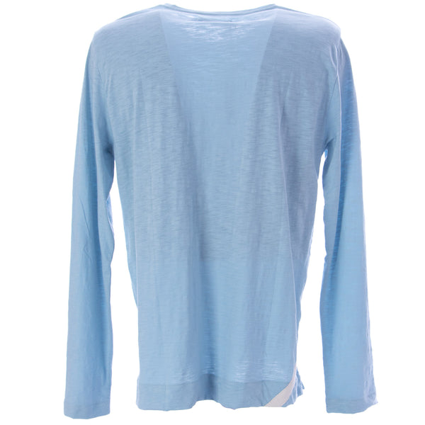OLASUL Men's Blue Baha Long Sleeve T-Shirt $70 NEW