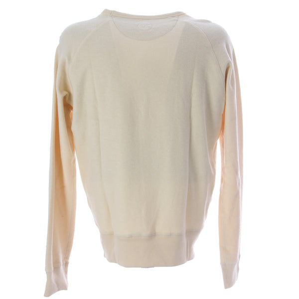 OLASUL Men's Bone Reverse Sweatshirt $130 NEW