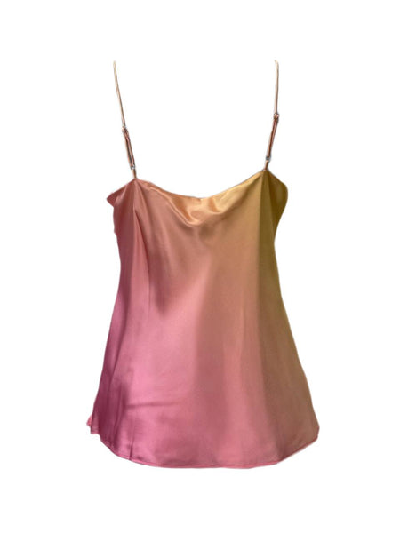 CAMI Women's Pink Ombre V-Neck Top #298 NWT