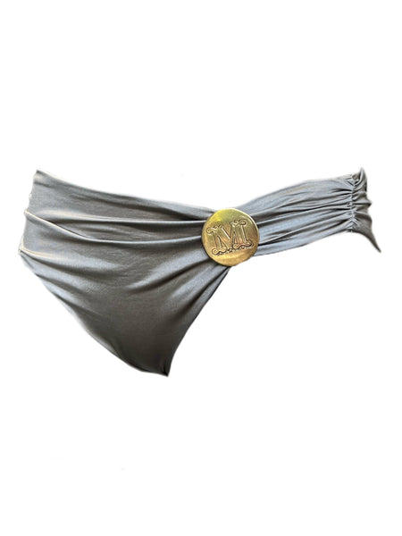 Max Mara Women's Beige 2Echi Pullover Bikini Bottom Size 6 NWT