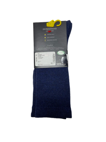 COLE HAAN Zerogrand Men's 1 Pair Navy Cushion Crew Socks Sz 7-12 NWT