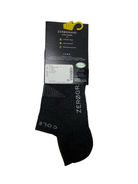 COLE HAAN Zerogrand Men's 1 Pair Gray No Show Socks Sz 7-12 NWT