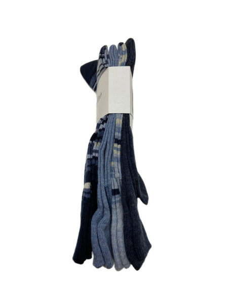 Calvin Klein Men's 4 Pair Multicolor Mid Calf Combed Cotton Socks Sz 7-12 NWT
