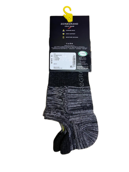 COLE HAAN Zerogrand Men's 1 Pair Gray No Show Socks Sz 7-12 NWT
