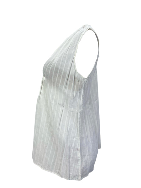 STEVEN ALAN Women's White Reese Sleeveless Tank Top NWT