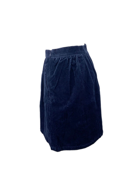 STEVEN ALAN Women's Blue Ella Corduroy Pencil Skirt NWT
