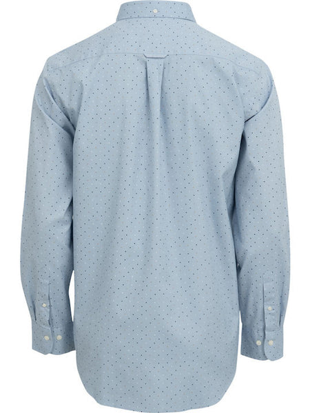 GANT Hamptons Blue Micro Polka Dot Button Down Shirt 3005970 Size M NWT
