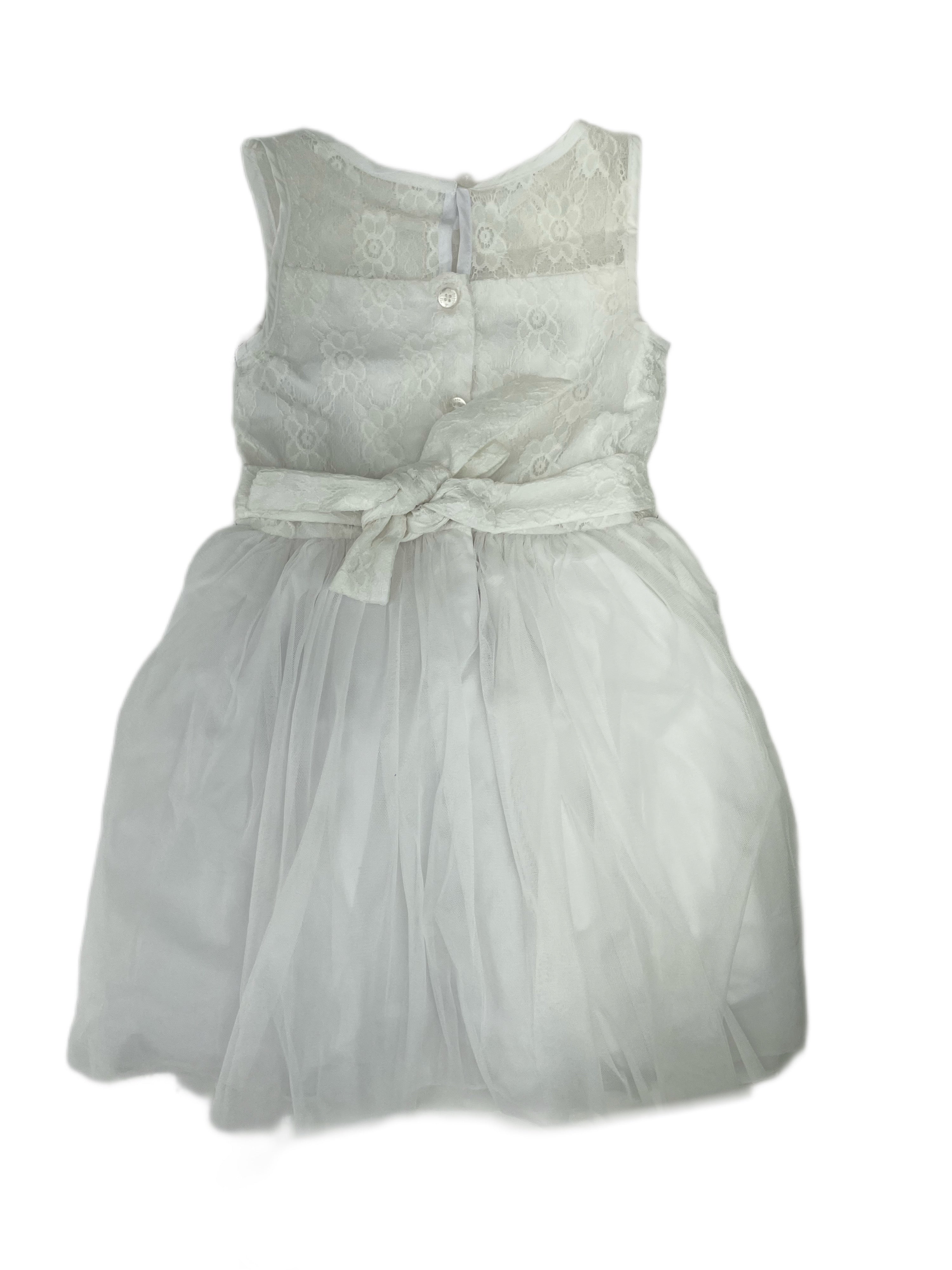 Pippa & Julie Mia White Floral Dress | 2T | Girl's Dress Pippa & Julie Mia White Floral Dress | 2T | Girl's Dress