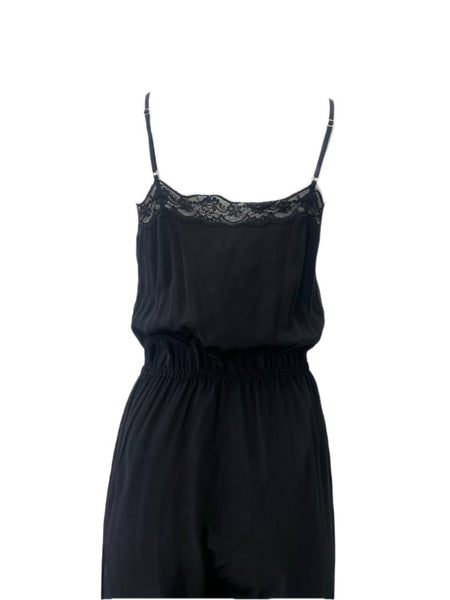 CAMI Women's Black CasualV-Neck Button Jumpsuit #3058 XS NWT