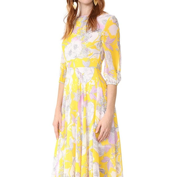 YUMI KIM Women's Garden Light Lemon Woodstock Maxi #DR3298m/258 NWT
